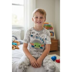 Star Wars (“Baby Yoda”) Tie-Dye Pajama Set Size 5T